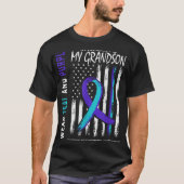 In Memory Of My Grandson Suicide Awareness Prevent T-Shirt (Vorderseite)