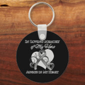 In Memory of My Hero - Brain Cancer Schlüsselanhänger (Vorderseite)