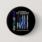 In Memory Of My Husband Suicide Awareness Preventi Button (Vorderseite)