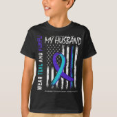 In Memory Of My Husbynd Suicide Awareness Preventi T-Shirt (Vorderseite)