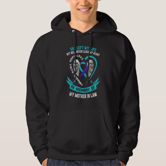 In Memory of my Mother In Law Suicide Awareness Me Hoodie (Vorderseite)