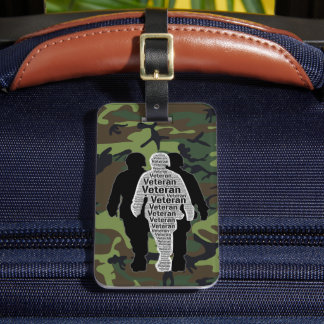 In Memory of Veterans Luggage Tag Gepäckanhänger
