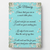 In Memory Plaque mit Aasel Fotoplatte (Vorderseite)