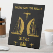 In Memory Sailer Boater Beerdigung Sockelschild (In Situ)