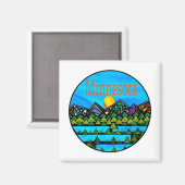In Minnesota dream Magnet (Vorderseite/Rückseite)