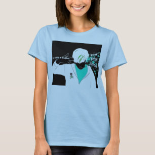 In mit einer Kugel heraus mit Herzen T-Shirt