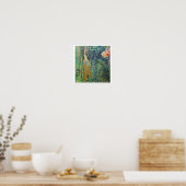 In Monets Hängenden Gärten - Collage-Kunst Poster (Küche)