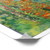 In Monet's Hanging Gardens - collage art Poster (Ecke)