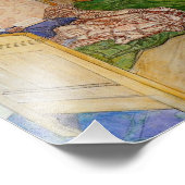 In Mumys Bett 1908 Fotodruck (Ecke)