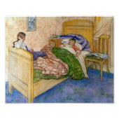 In Mumys Bett 1908 Fotodruck (Vorne)