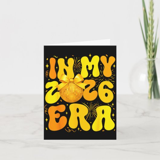 In My 2026 Era Happy New Year 2026 Family Matching Karte (Vorderseite)