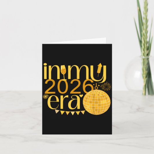 In My 2026 Era Silvesterparty Countdown Fami Karte (Vorderseite)