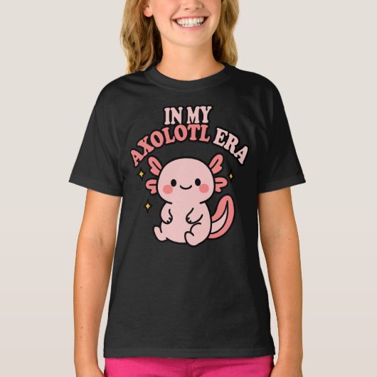 In My Axolotl Era Cute Kawaii Axolotl Lover T-Shirt (Vorderseite)