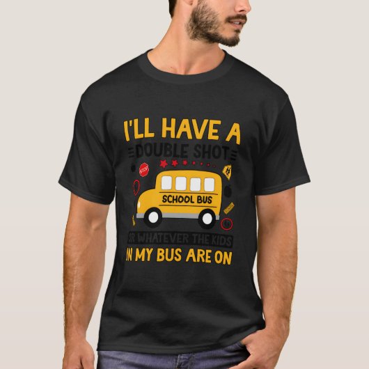 In My Bus Monitor School Bus Monitor T-Shirt (Vorderseite)