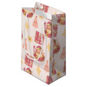 In My Christmas Era Groovy Santa Kleine Geschenktüte (Vorderseite Schrägansicht)