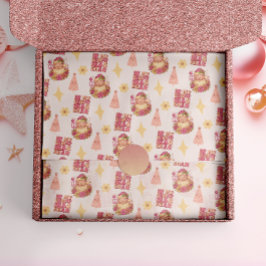 In My Christmas Era Groovy Santa Seidenpapier