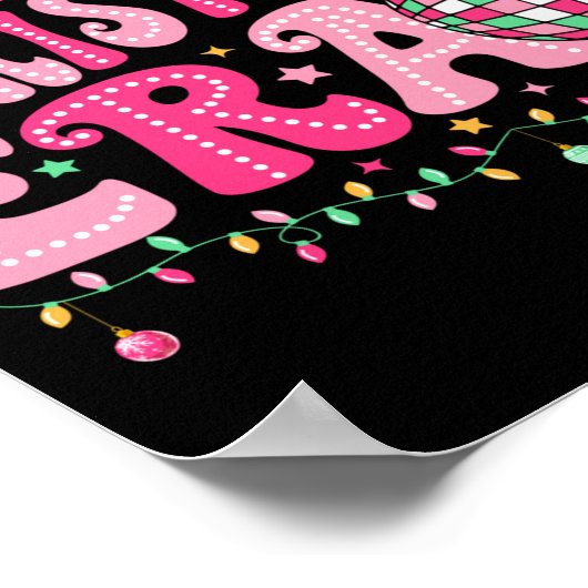 In My Christmas Era Merry Christmas Tree Xmas Cute Poster (Ecke)