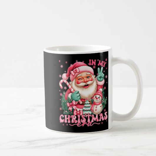 In My Christmas Era Nk Santa Snowman Christmas Xma Kaffeetasse (Rechts)