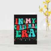 In My Christmas Era Xmas Family Matching Merry Chr Karte (Gelbe Blume)