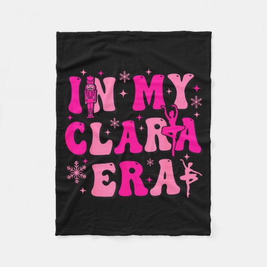 In My Clara Era Nutcracker Ballet Clara Sugar Plum Fleecedecke (Vorderseite)