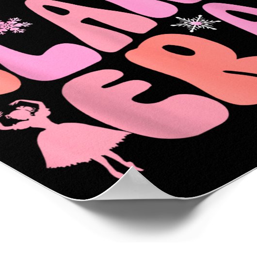 In My Clara Era Nutcracker Xmas Pajamas Holiday Ch Poster (Ecke)