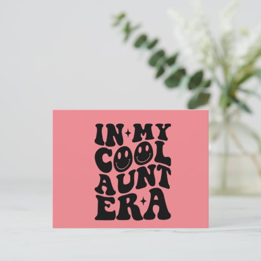 In My Cool Aunt Era Postkarte (Stehend Vorderseite)