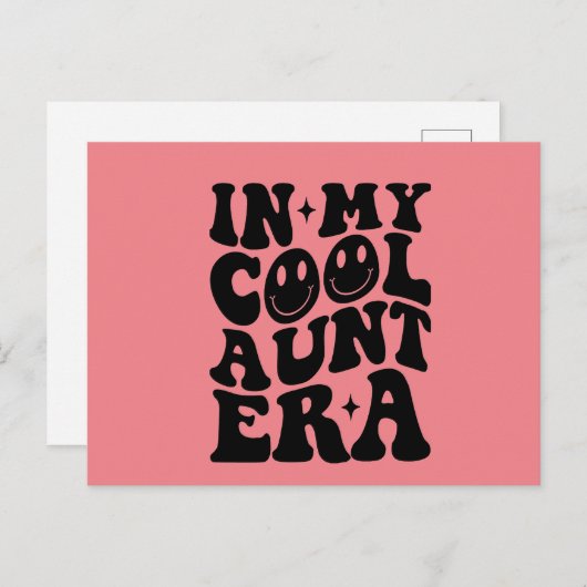 In My Cool Aunt Era Postkarte (Vorne/Hinten)