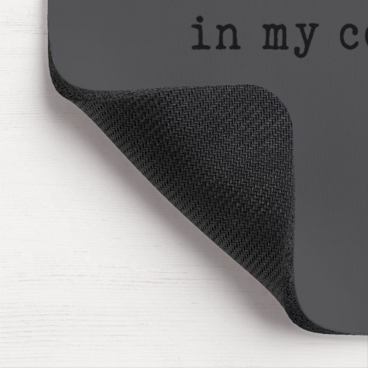In My Cougar Era Funny Cougars  Mousepad (Ecke)