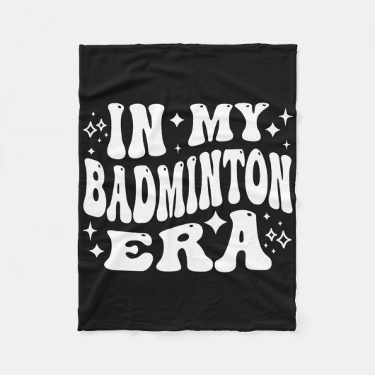 In My Dminton Era - Funny Shuttle Fleecedecke (Vorderseite)