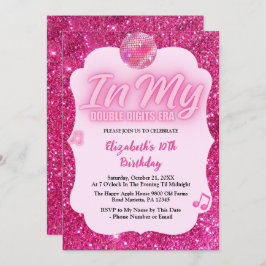 In My Double Digits Era 10th Birthday Einladung