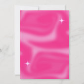 In My Double Digits Era Pink 10th Birthday Einladung (Rückseite)