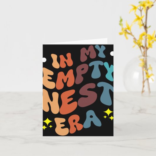 In My Empty Nest Era Karte (Gelbe Blume)