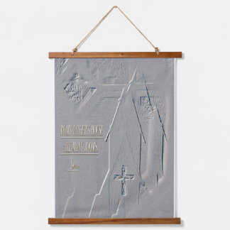 In My Father’s House John14:2 cross church Bible Wandteppich Mit Holzrahmen