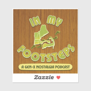 In My Footsteps Podcast Aufkleber Alt. #2