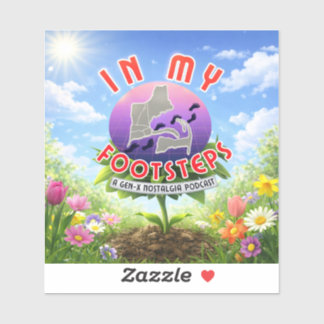 In My Footsteps Podcast Aufkleber Alt. #4