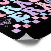 In My Fourth Grade Era Girl Back To School 4th Gra Poster (Ecke)