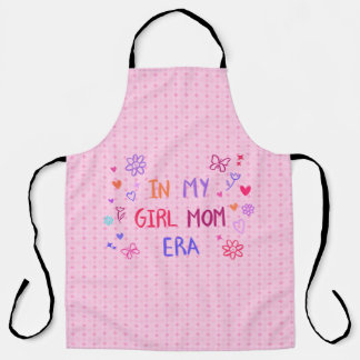  in my girl mom era CRAYON  Schürze