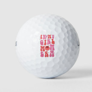 In My Girl Mom Era Retro Groovy Muttertag  Golfball