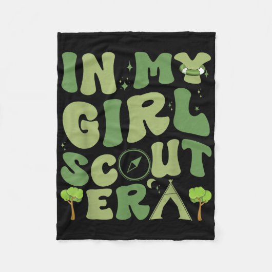 In My Girl Patricks Day Scout Era, Scout Camping F Fleecedecke (Vorderseite)
