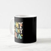 In My Granny Era Funny Sarcastic Groovy Retro Moth Kaffeetasse (Vorderseite Links)