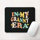 In My Granny Era Funny Sarcastic Groovy Retro Moth Mousepad (Mit Mouse)