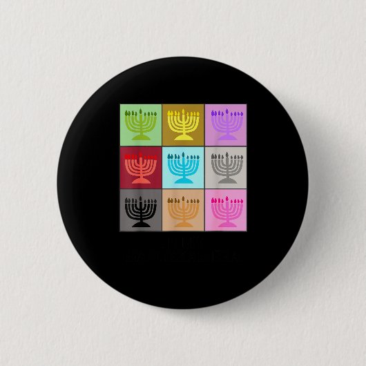 In My Hanukkah Era Ugly Jewish Xmas Funny Christma Button (Vorderseite)