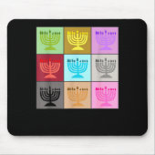 In My Hanukkah Era Ugly Jewish Xmas Funny Christma Mousepad (Vorne)