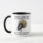 In My Head I'm Thinking About Dung Beetles Tasse (Links)