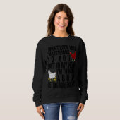 In My Head I'm Thinking About Getting More Chicken Sweatshirt (Vorne ganz)