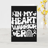 In My Heart Warrior Era Heart Disease Awareness We Karte (Gelbe Blume)