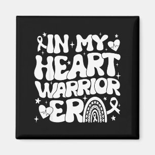 In My Heart Warrior Era Herzkrankheit Bewusstsein Magnet