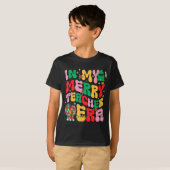 In My Holly Xmas Jolly Teacher Era Teacher Vibes C T-Shirt (Vorne ganz)