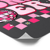 In My Jonas Era Funny Jonas Groovy 80's Men Women  Poster (Ecke)