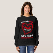 In my memory of my son BRAIN ANEURYSM AWARENESS Sweatshirt (Vorne ganz)